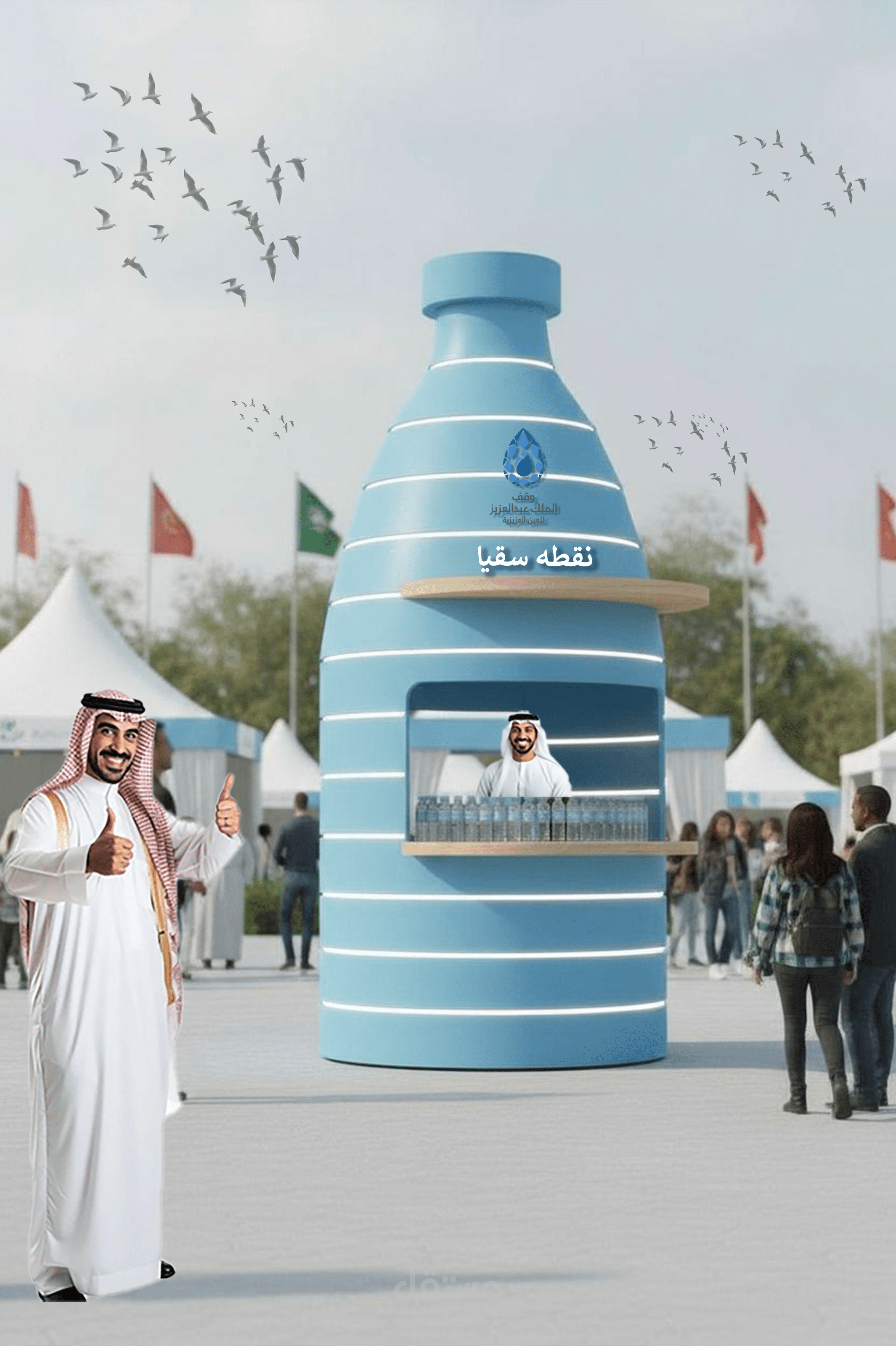 بوث سقيا الماء, الرياض