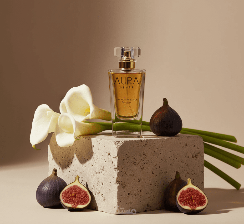 تصميم هوية بصرية لمنتج تجميلي (عطر فاخر).