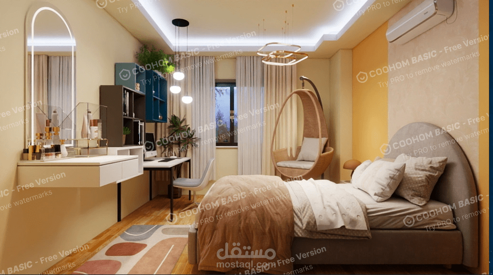 ️ تصميم غرفة نوم مودرن