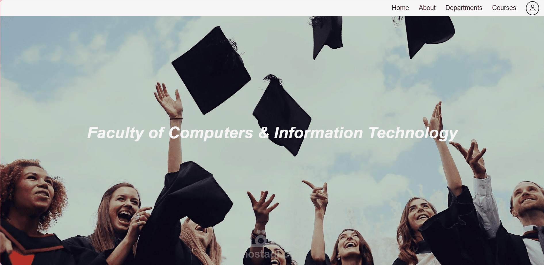 تصميم موقع ويب احترافي لكلية باستخدام HTML,CSS