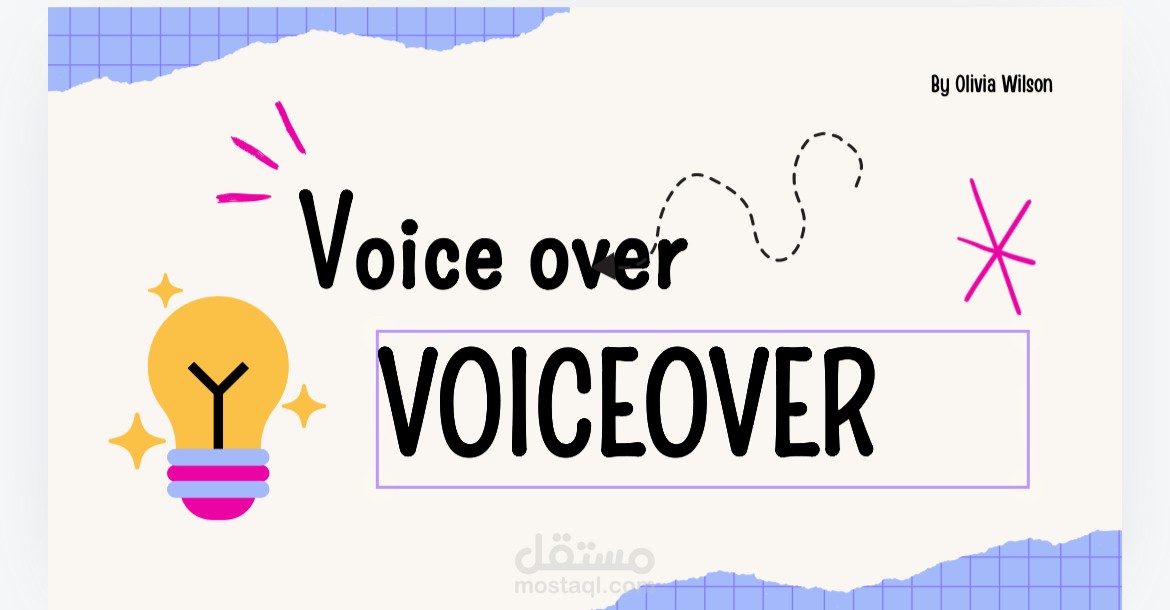 Voiceover for advertising with vision studio