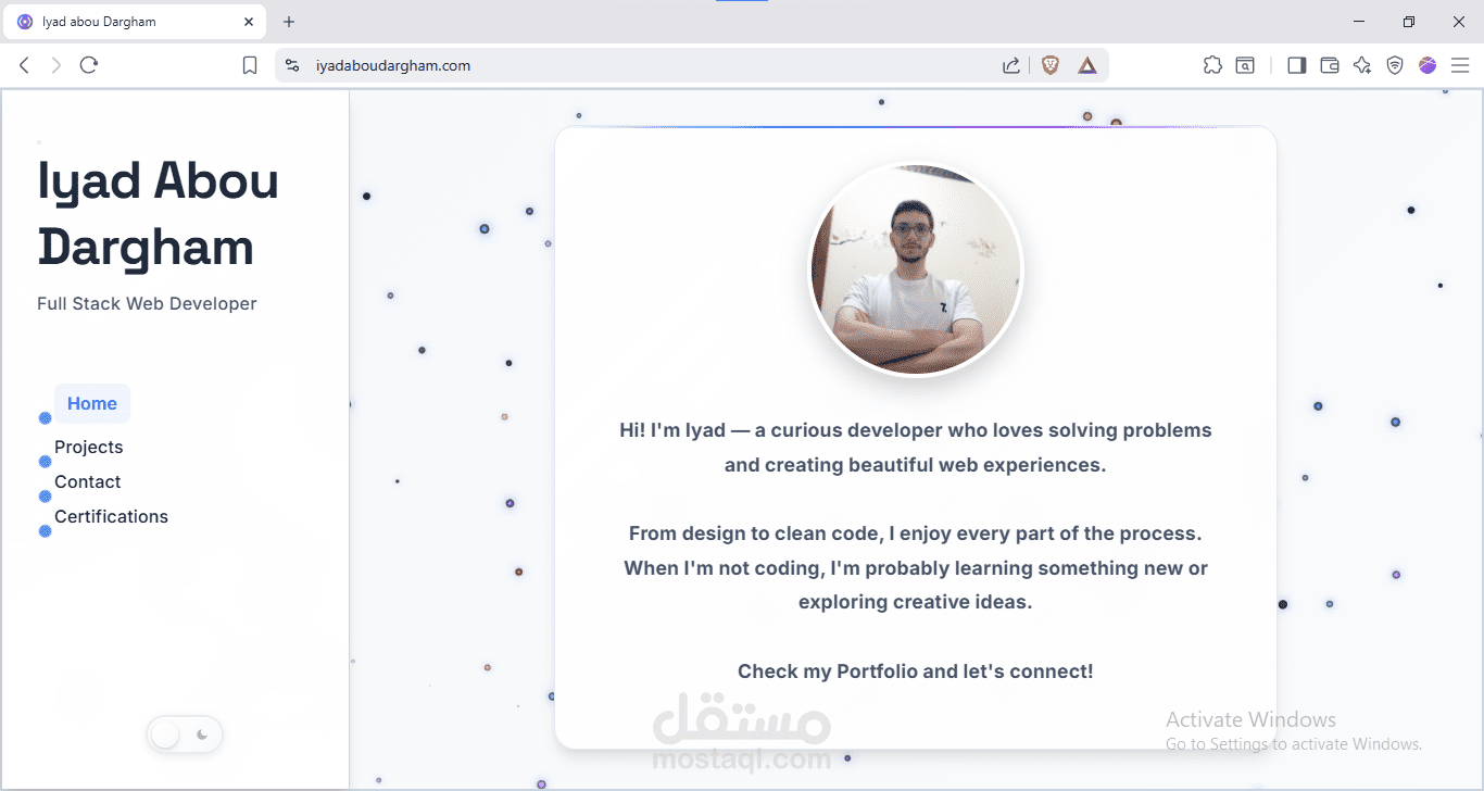 my portfolio website