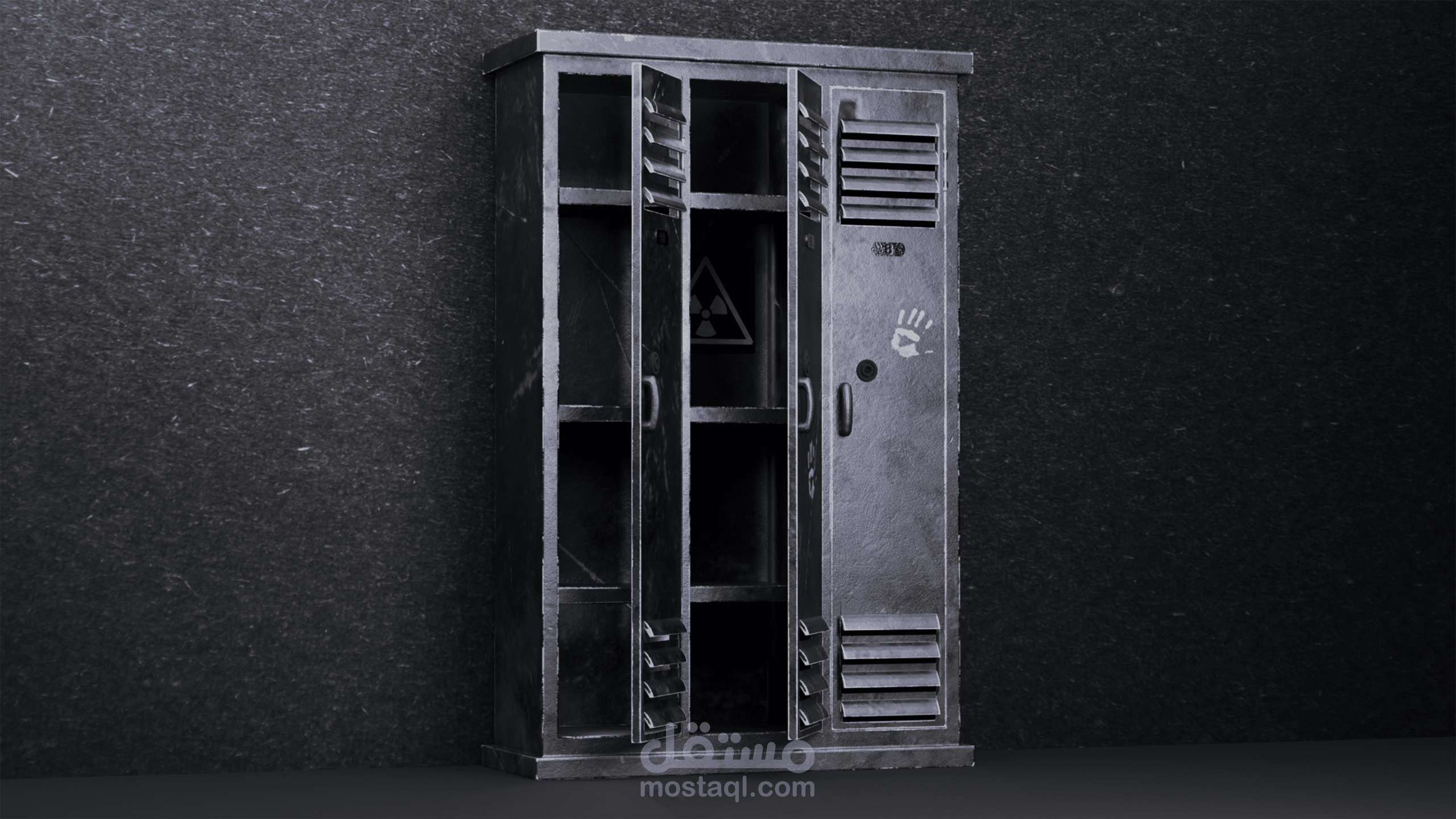 Abandoned locker - Game Prop