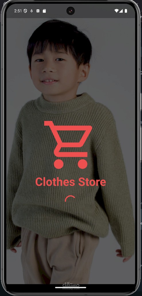 تطبيق "Clothes Store"