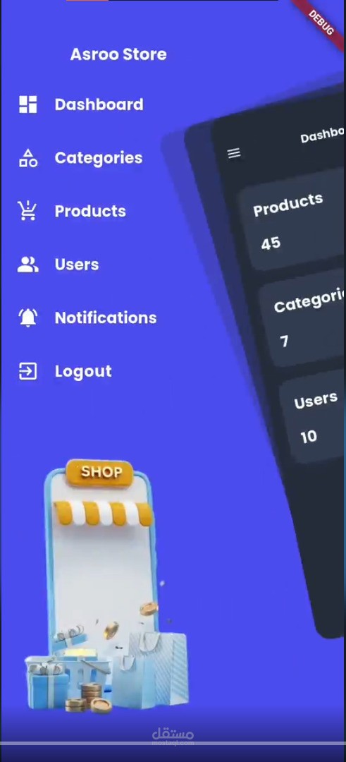 Dashboard Asroo-Store