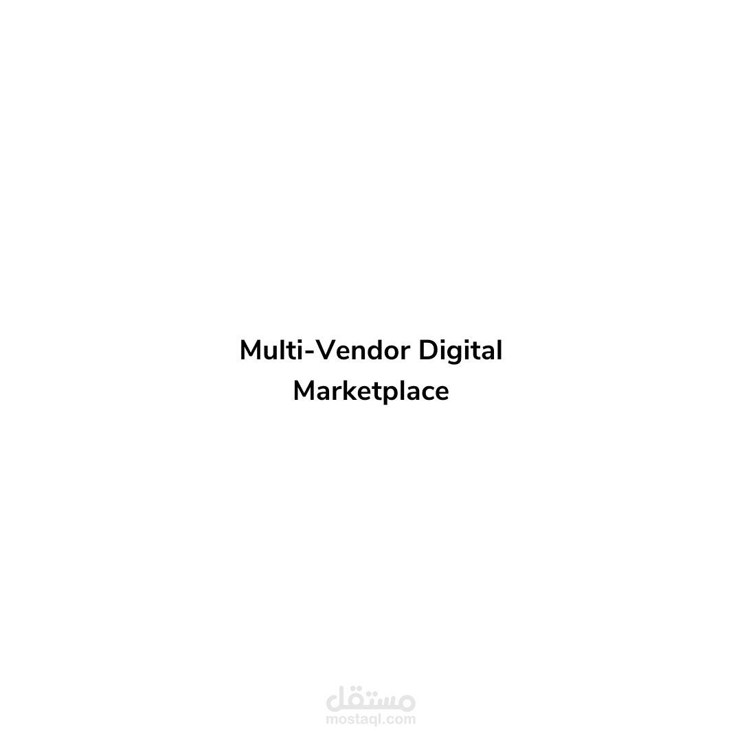 Multi-Vendor Digital Marketplace