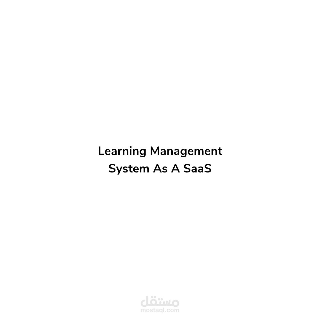 Learning Management System As A SaaS
