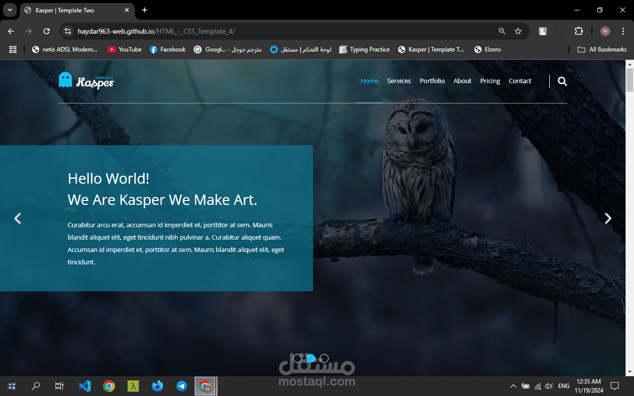 تصميم موقع متجاوب بالكامل على جميع الشاشات والانظمة فقط باستخدام HTML و CSS