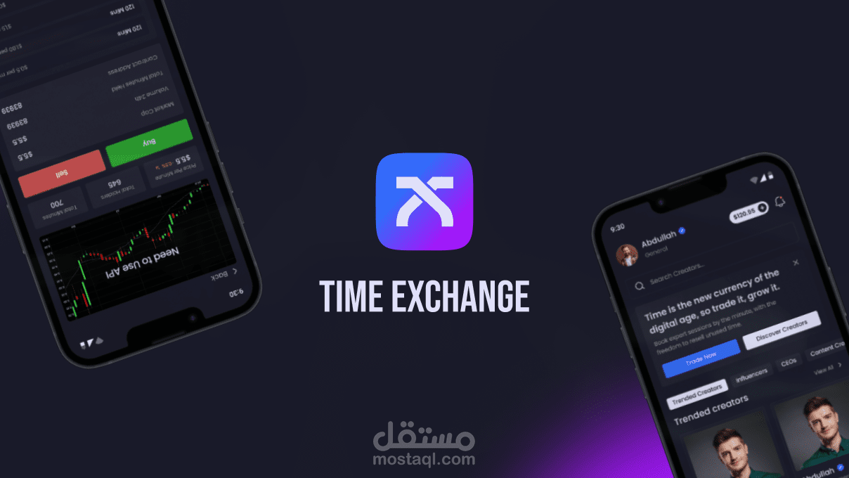 Time Exchanger - Time Trading Mobile App
