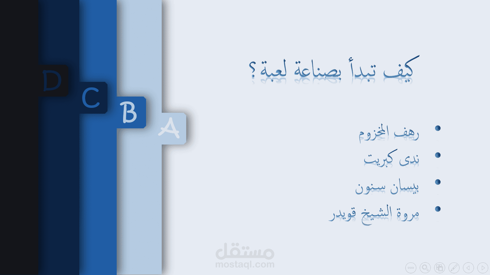 عرض تقديمي لفكره مجموعه