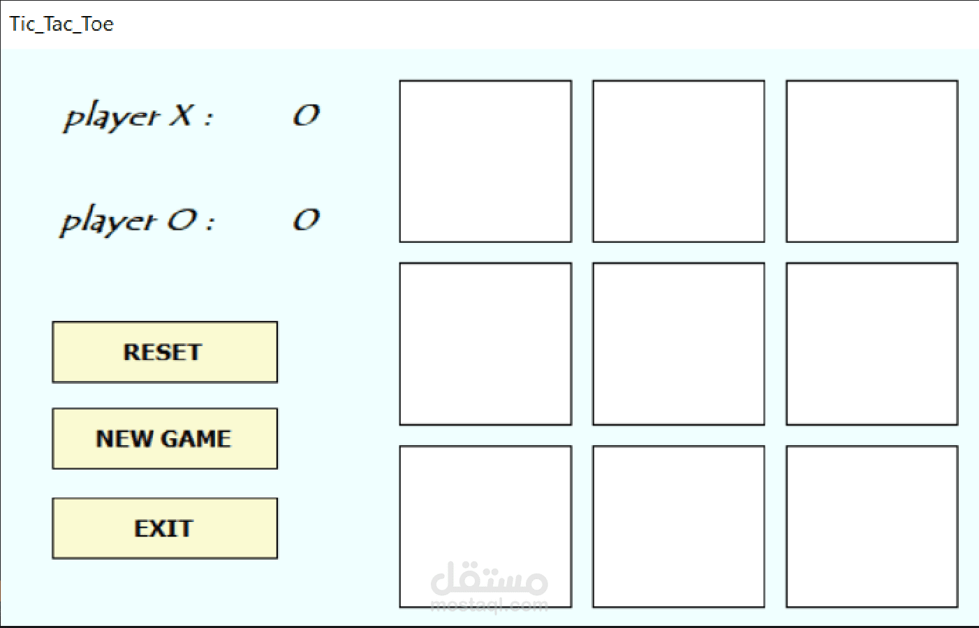 Tic Tac Toe game