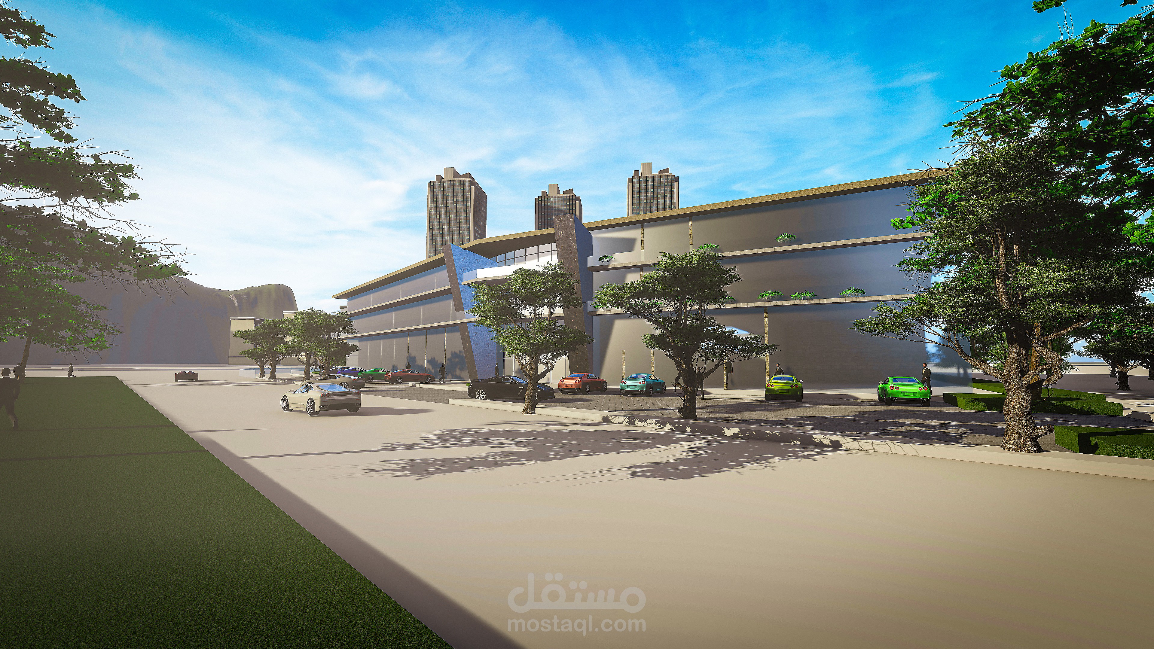 Design of Qudsaya Suburb Club for Care and Youth
