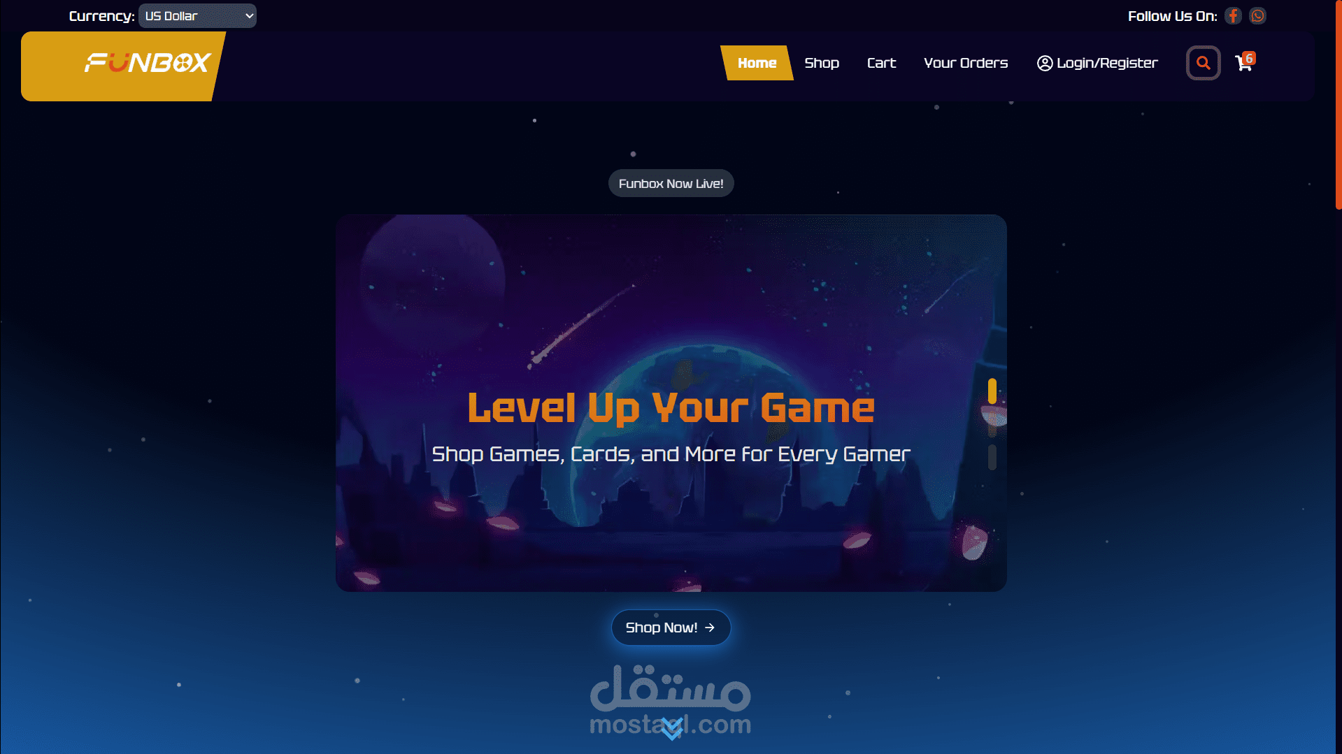 متجر إلكتروني Funbox