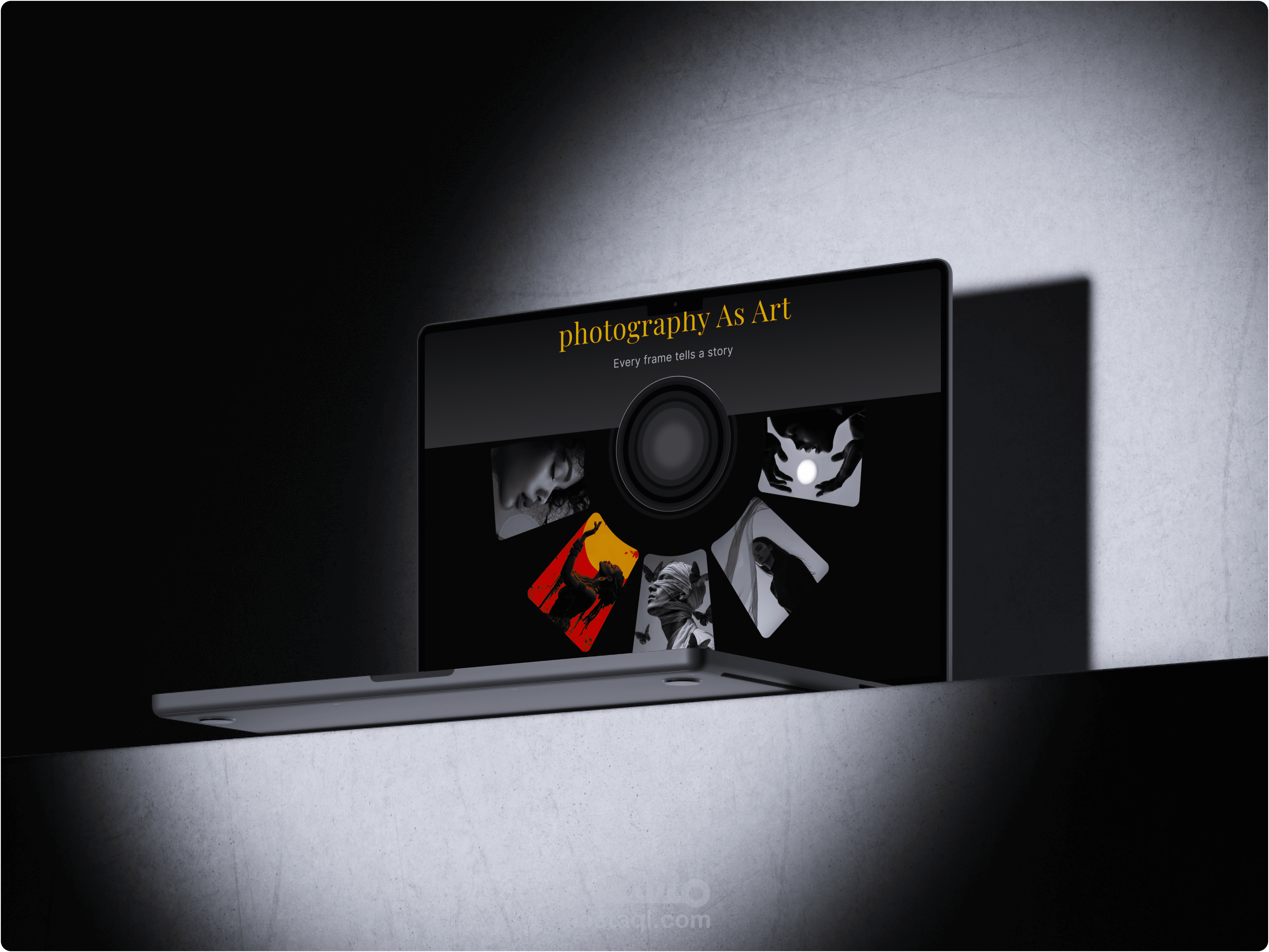 تصميم Landing Page لموقع تصوير فوتوغرافي