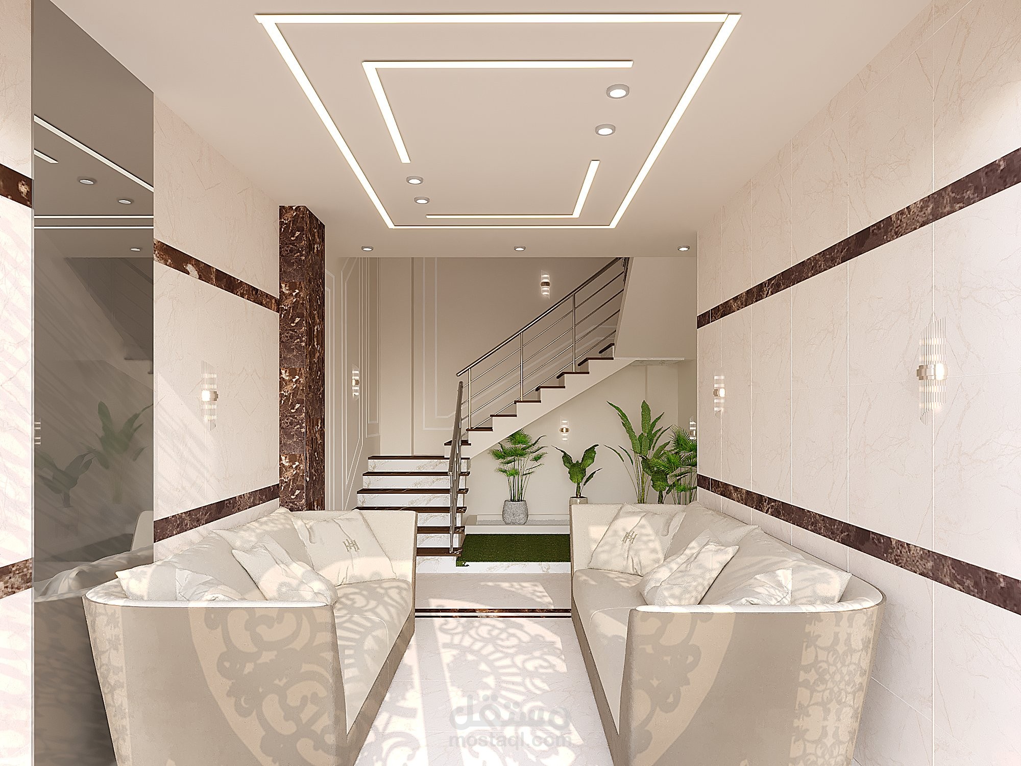 تصميم داخلي ثلاثى الابعاد