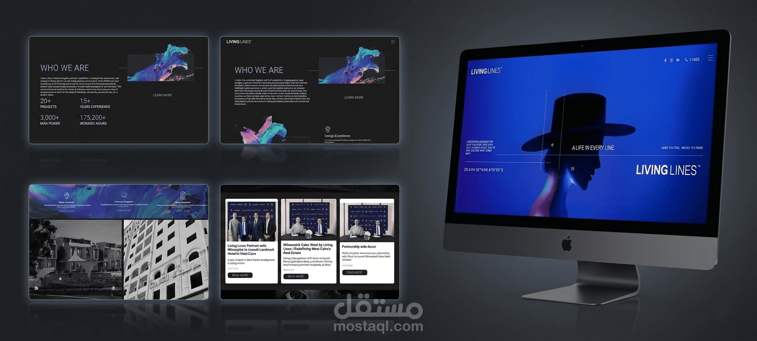 منصة ليفنج لاينز العقارية | تجربة رقمية متكاملة للتطوير العقاري