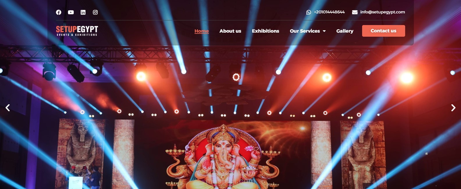 Setup Egypt – Corporate Website