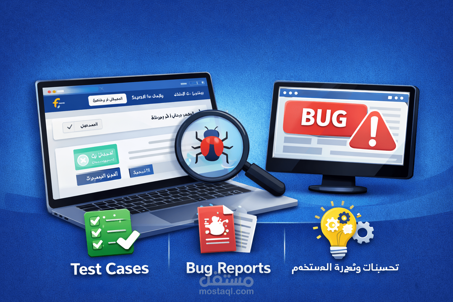 عمل اختبار لموقع Swaglabs