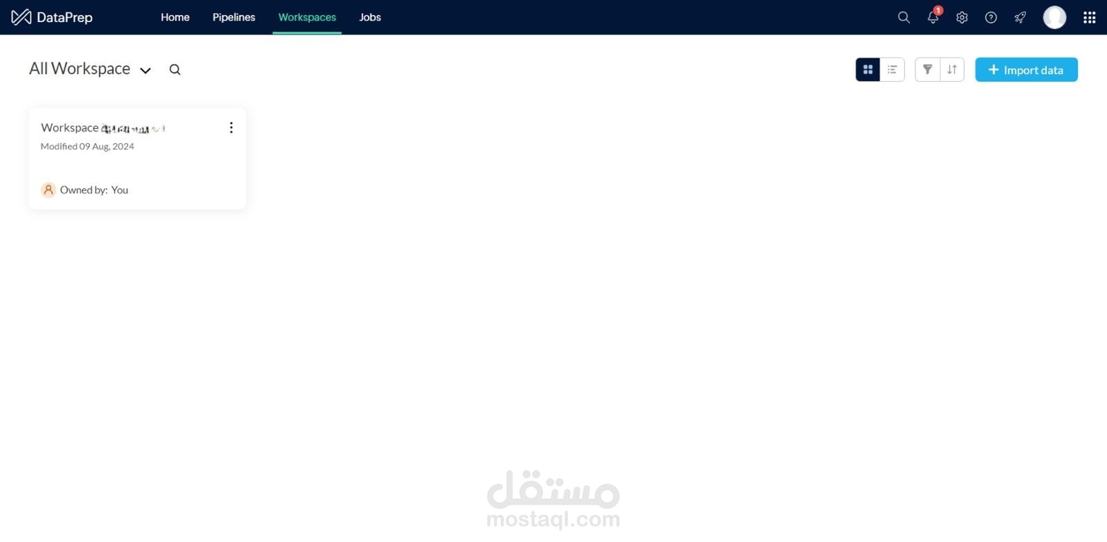 Data preperation pipeline