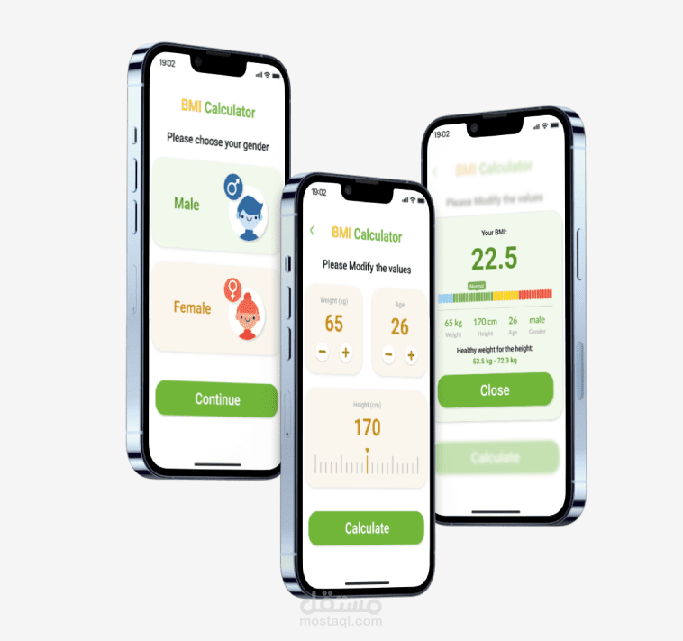 BMI Calculator App (Flutter) – Description