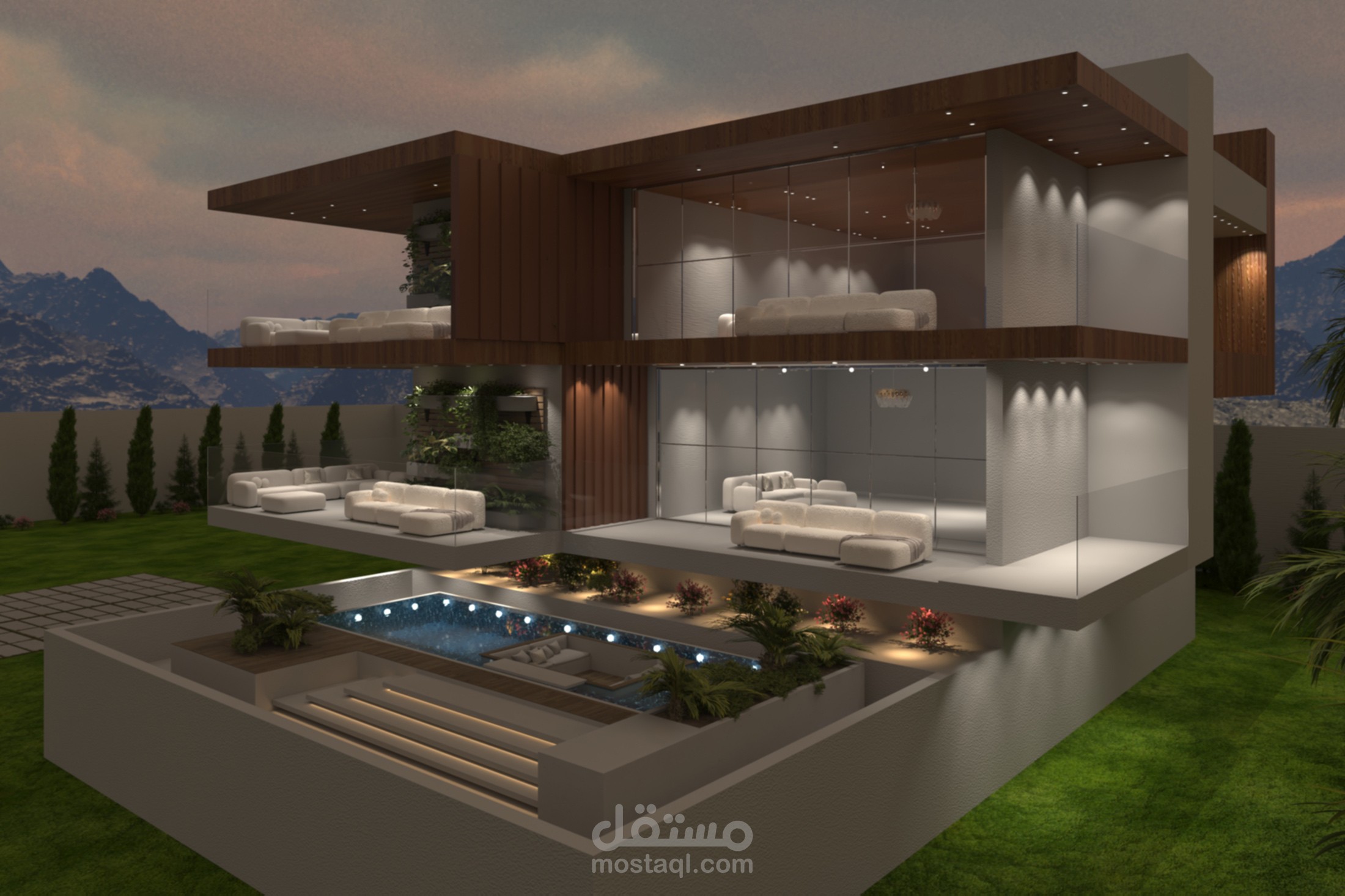 تصميم منزل حديث