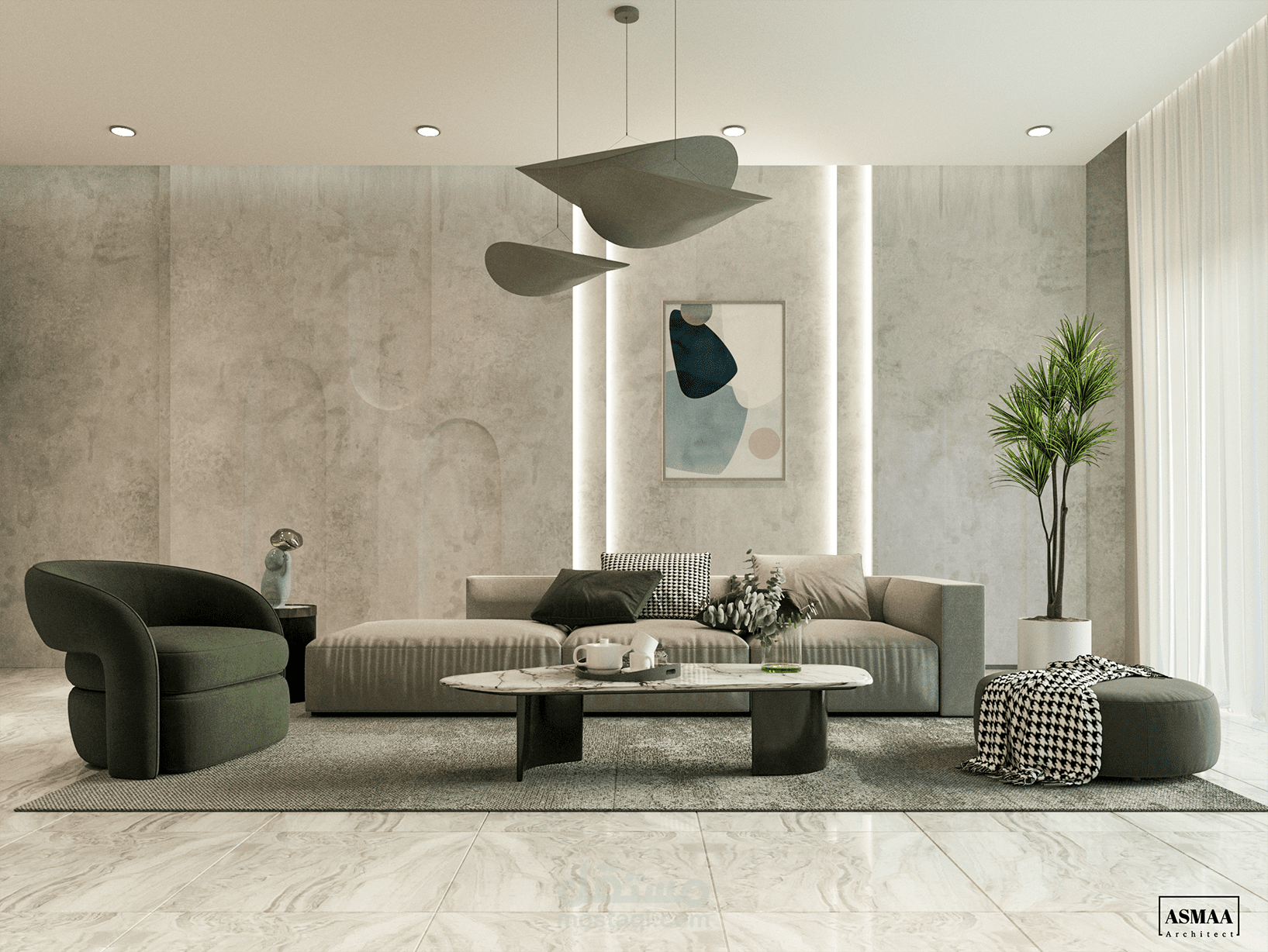 تصميم غرفه معيشه