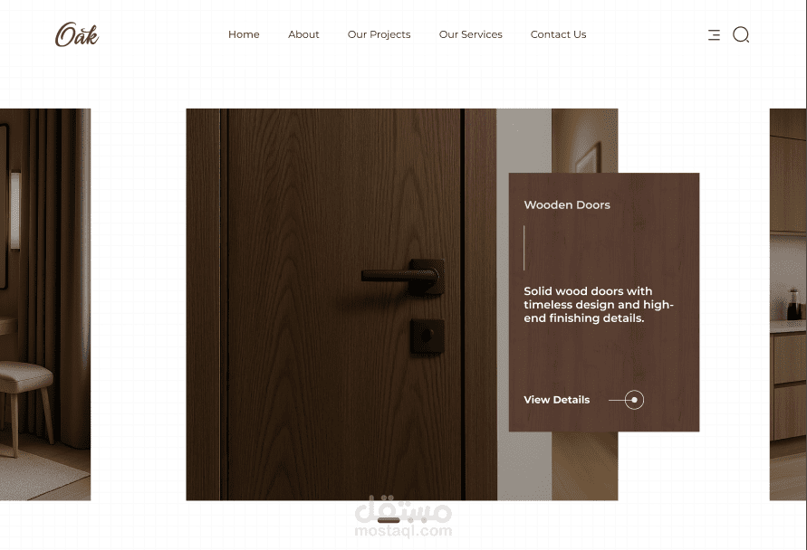 Wood Oak – Furniture & Interior Design Website
