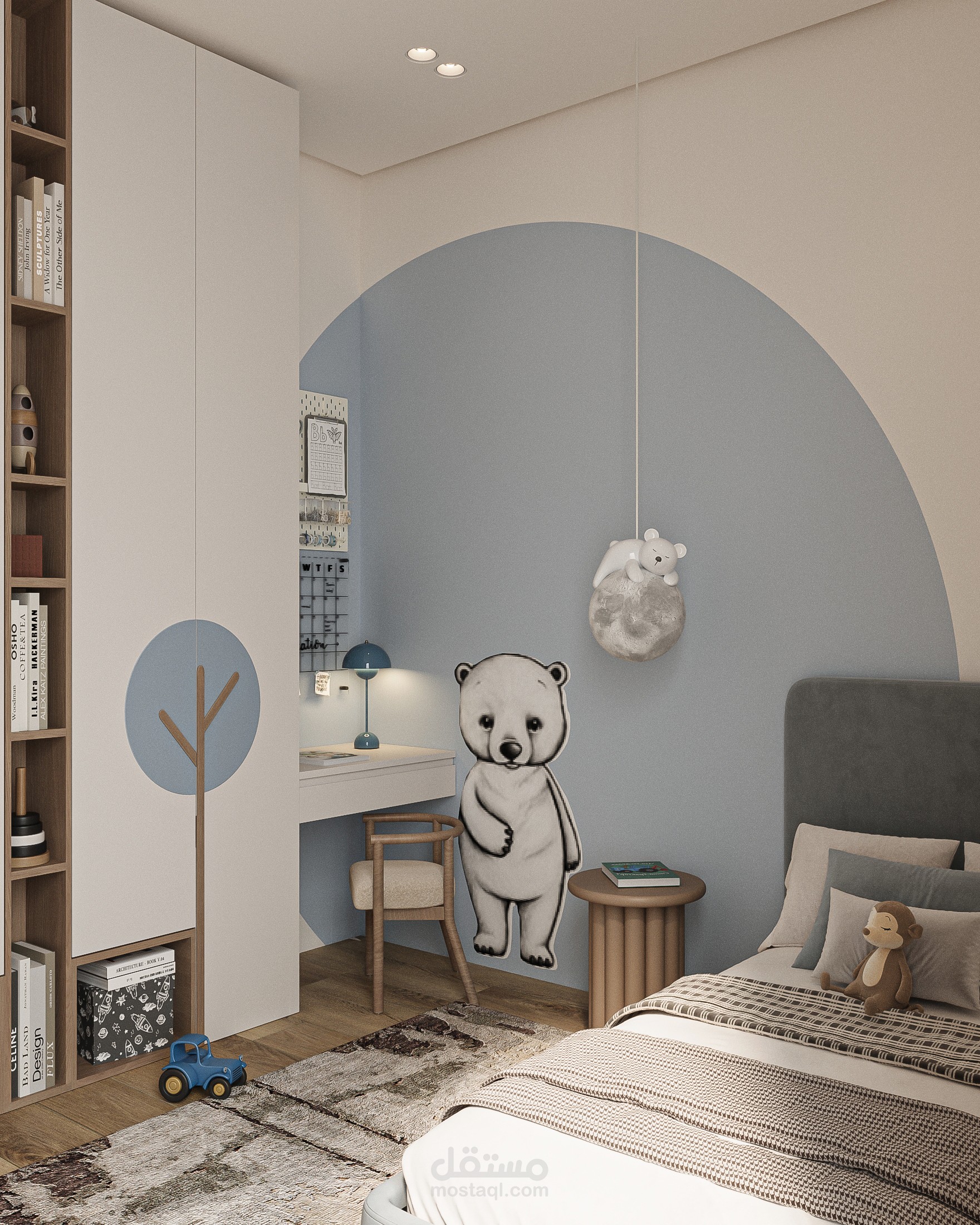 تصميم داخلي لغرفة طفل