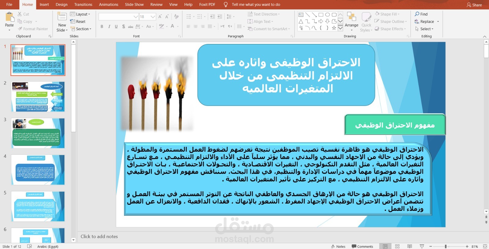 الاحتراق الوظيفي