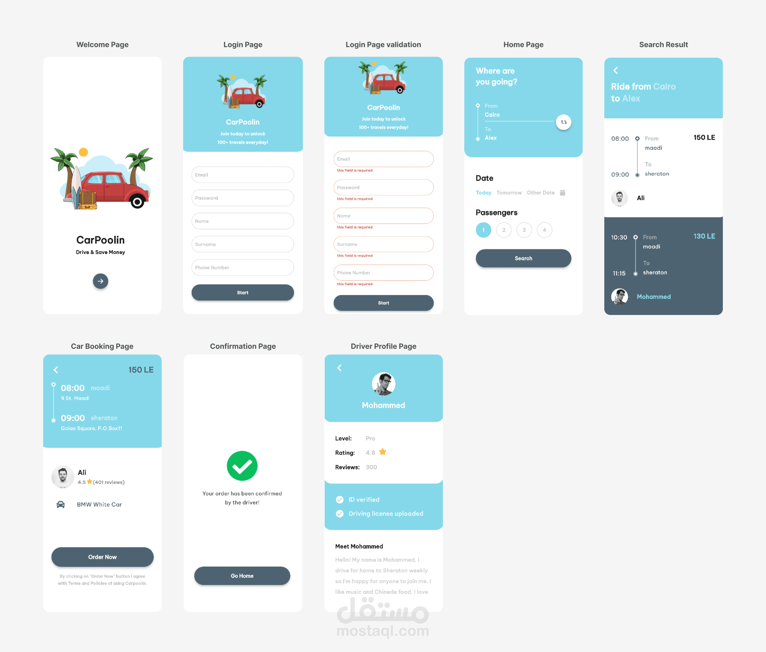 CarPoolin App