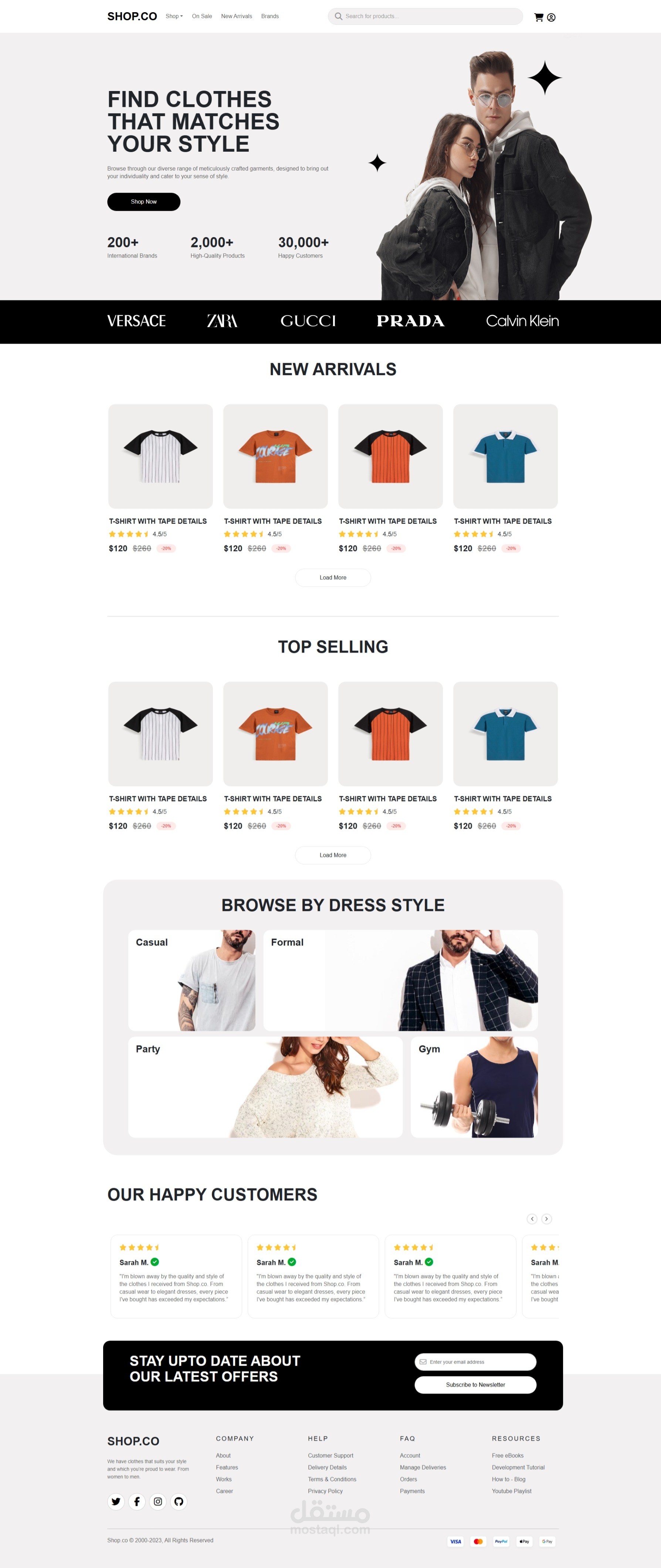 Full-stack E-commerce project
