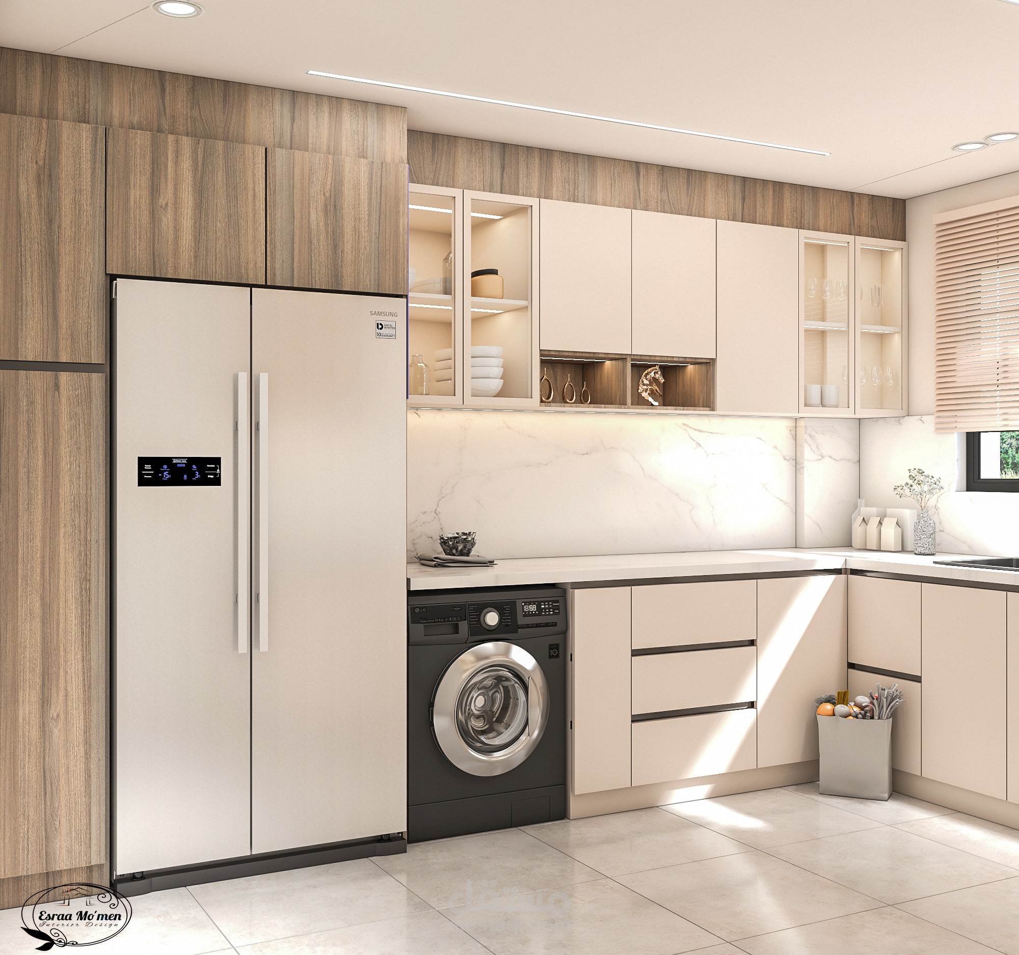 تصميم داخلي لمطبخ