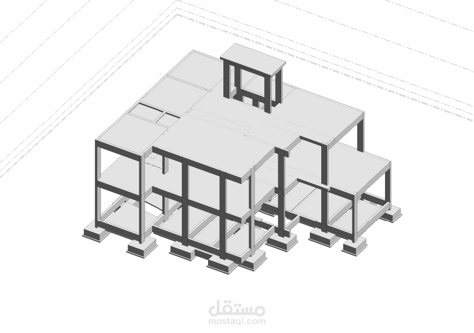 تصميم فيلا ببرنامج الريفت الانشائ