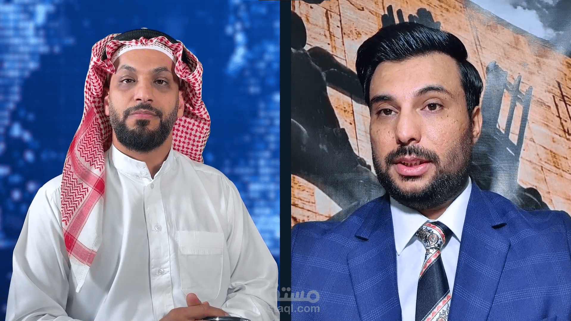 إخراج ومونتاج برنامج سياسي تلفزيوني (بث فضائي)