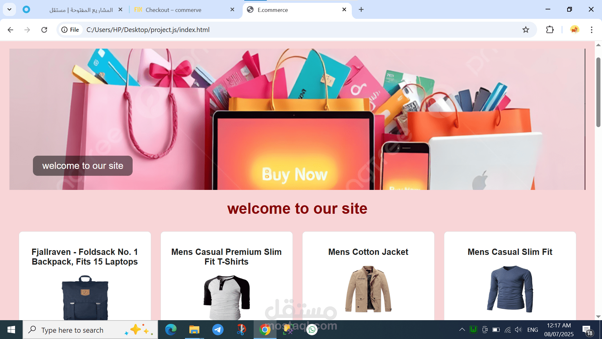 shopping website