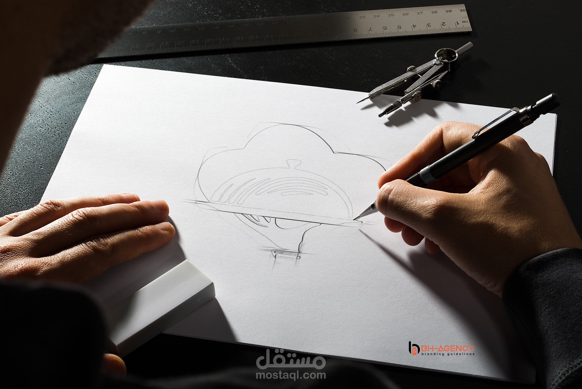 الهوية البصرية لمطعم دماس غريل المانيا