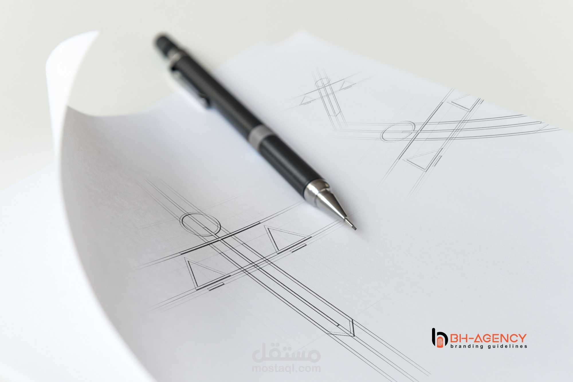 تصميم الشعار و الهوية البصرية لشركة محاماة