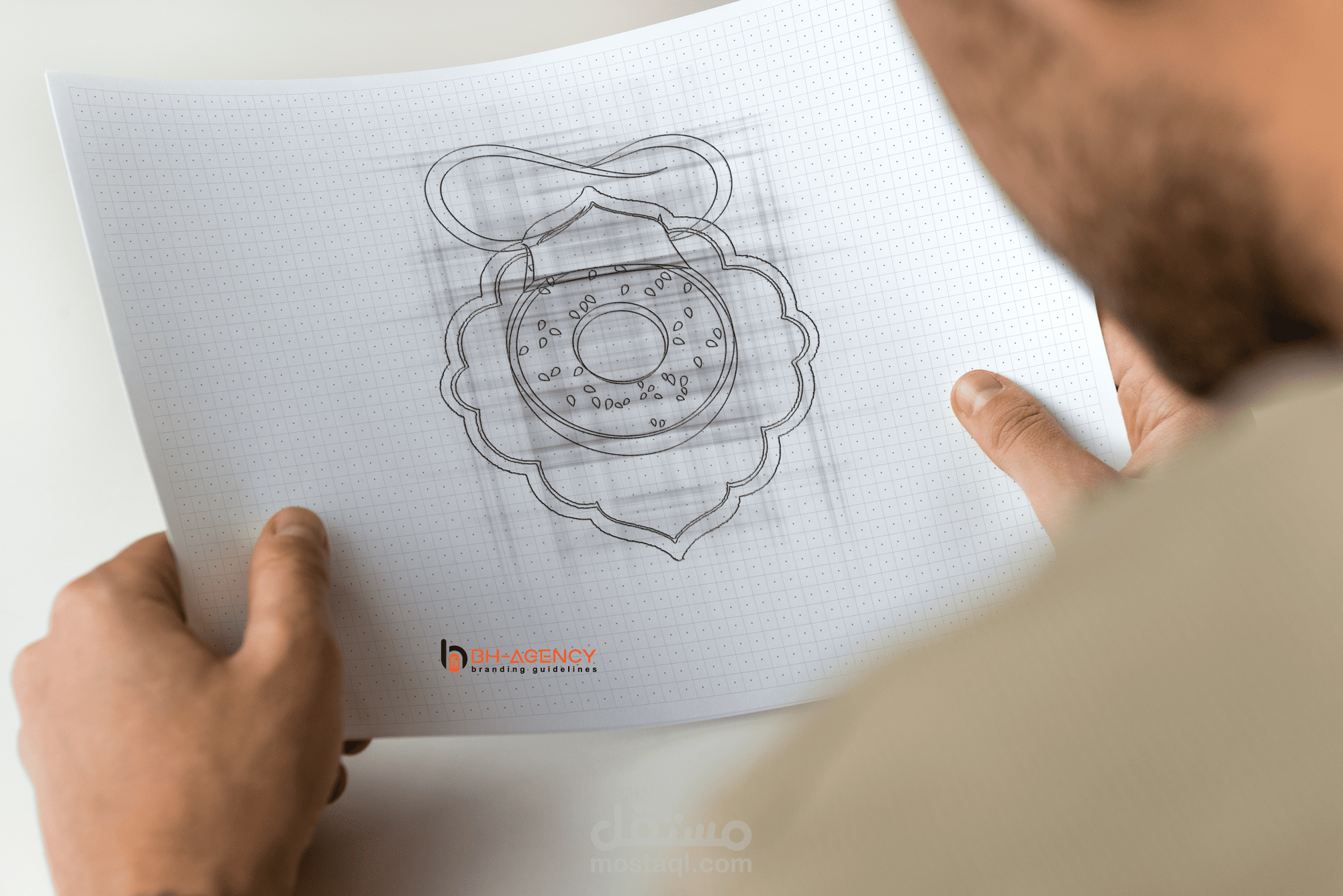 تصميم  الشعار الخاص لمطعم فلافليانو