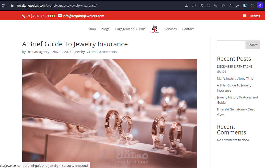A Brief Guide To Jewelry Insurance