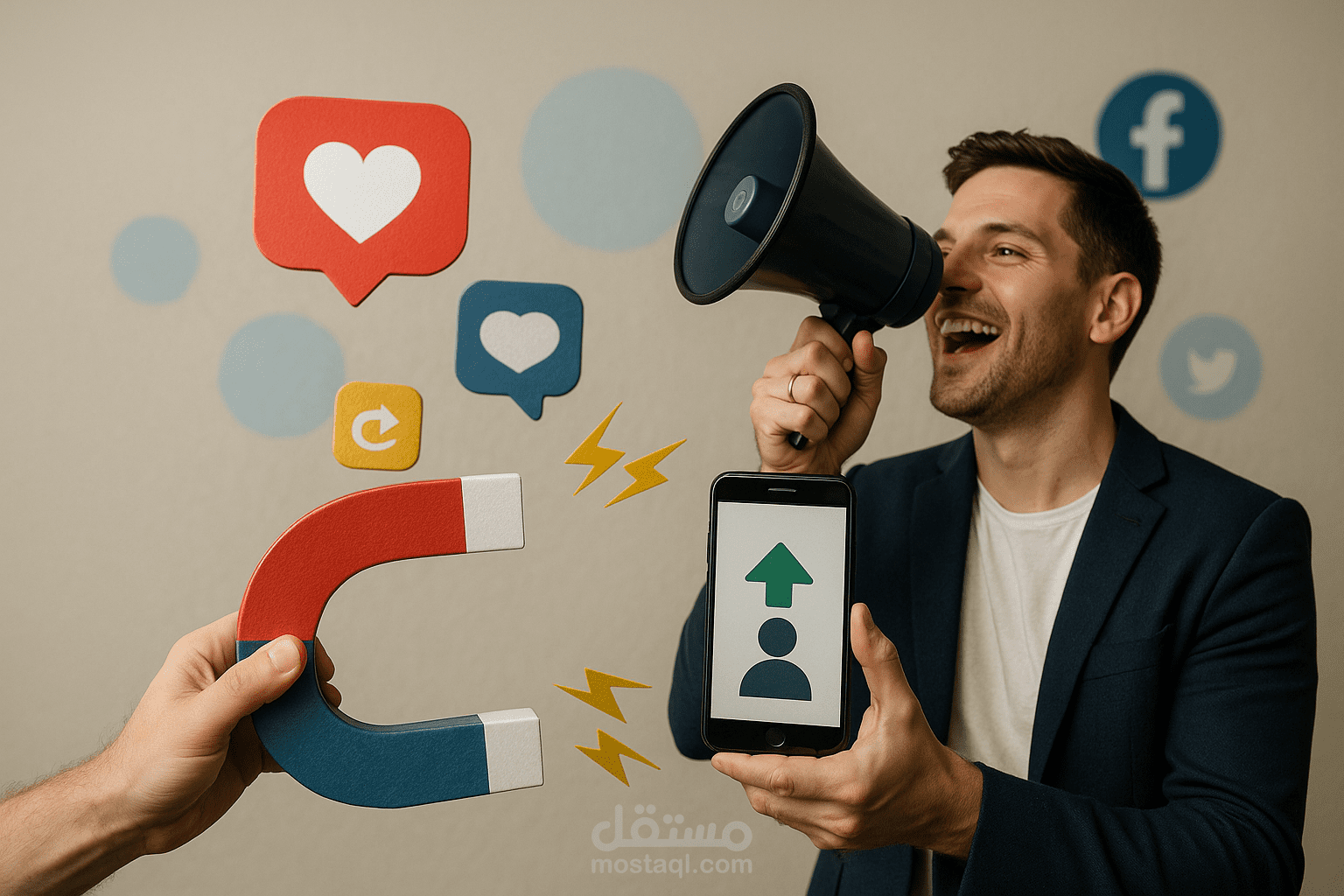 مقال متوافق مع قواعد السيو بعنوان طرق لجذب المتابعين على مواقع التواصل الاجتماعي