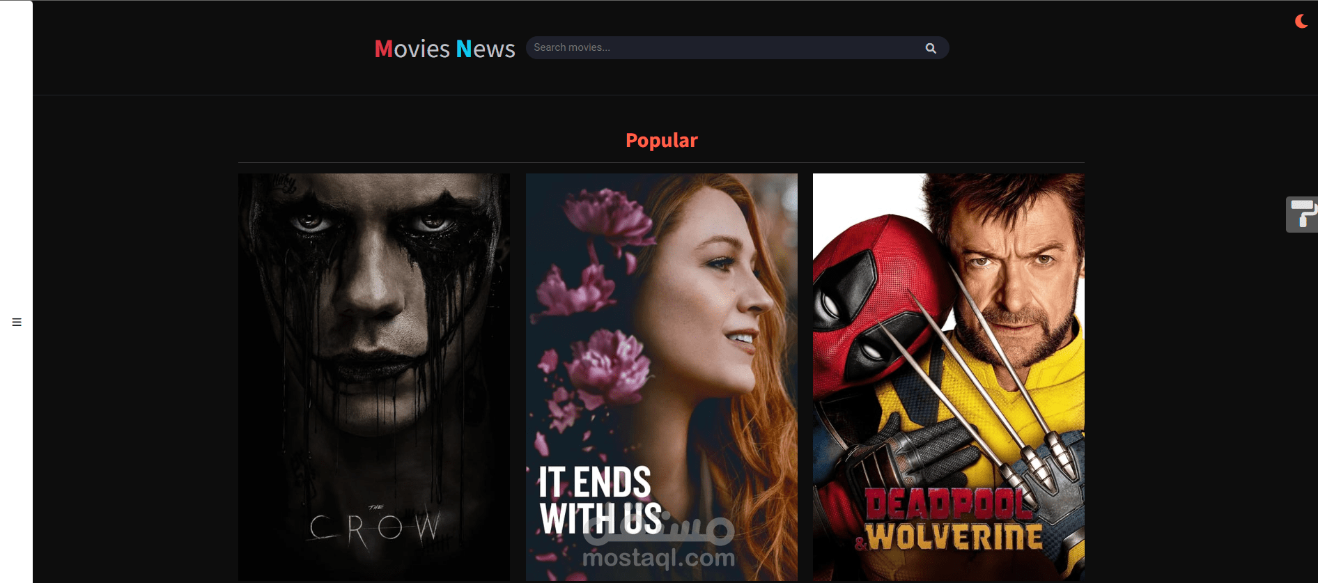 Movies Website