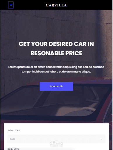 صفحة ويب CarVilla