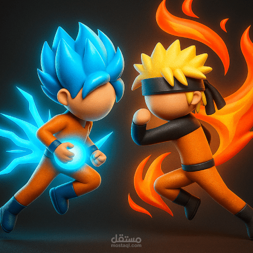 لعبة قتال على الجوال بنفس نظام لعبة ناروتو ستورم