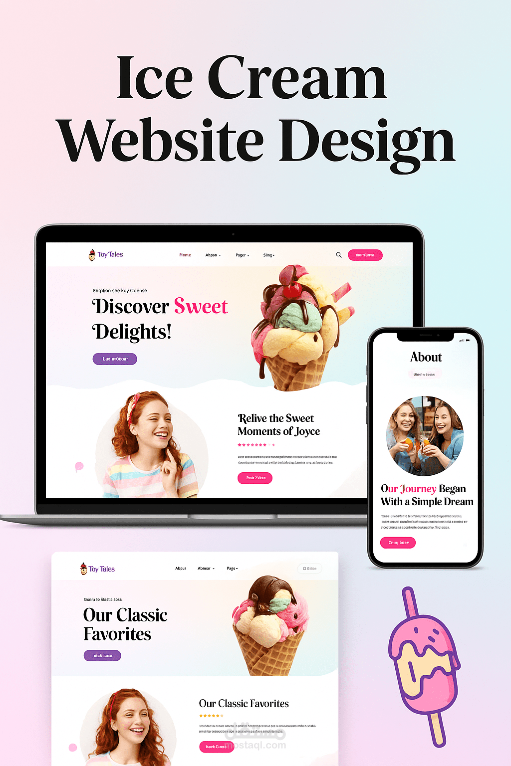 Icytales — Responsive Website with Bootstrap