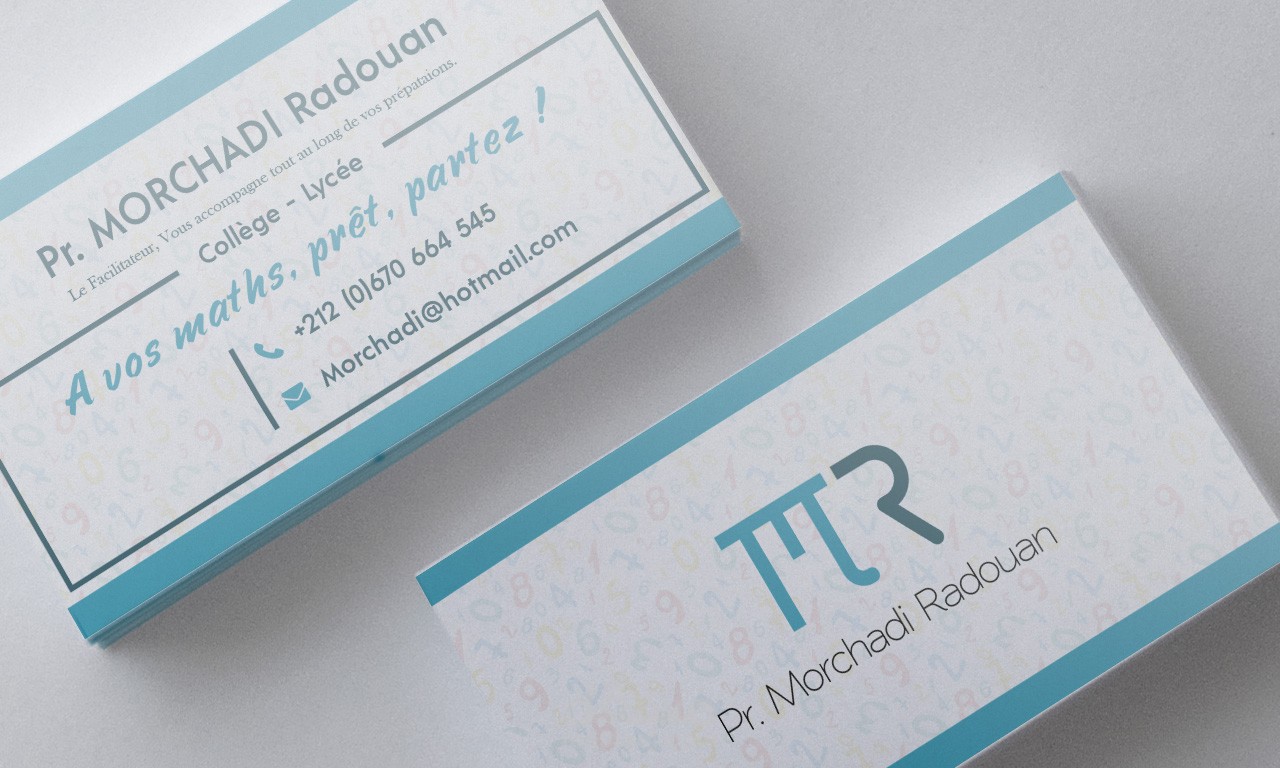 نموذج بطاقة عمل و لوغو