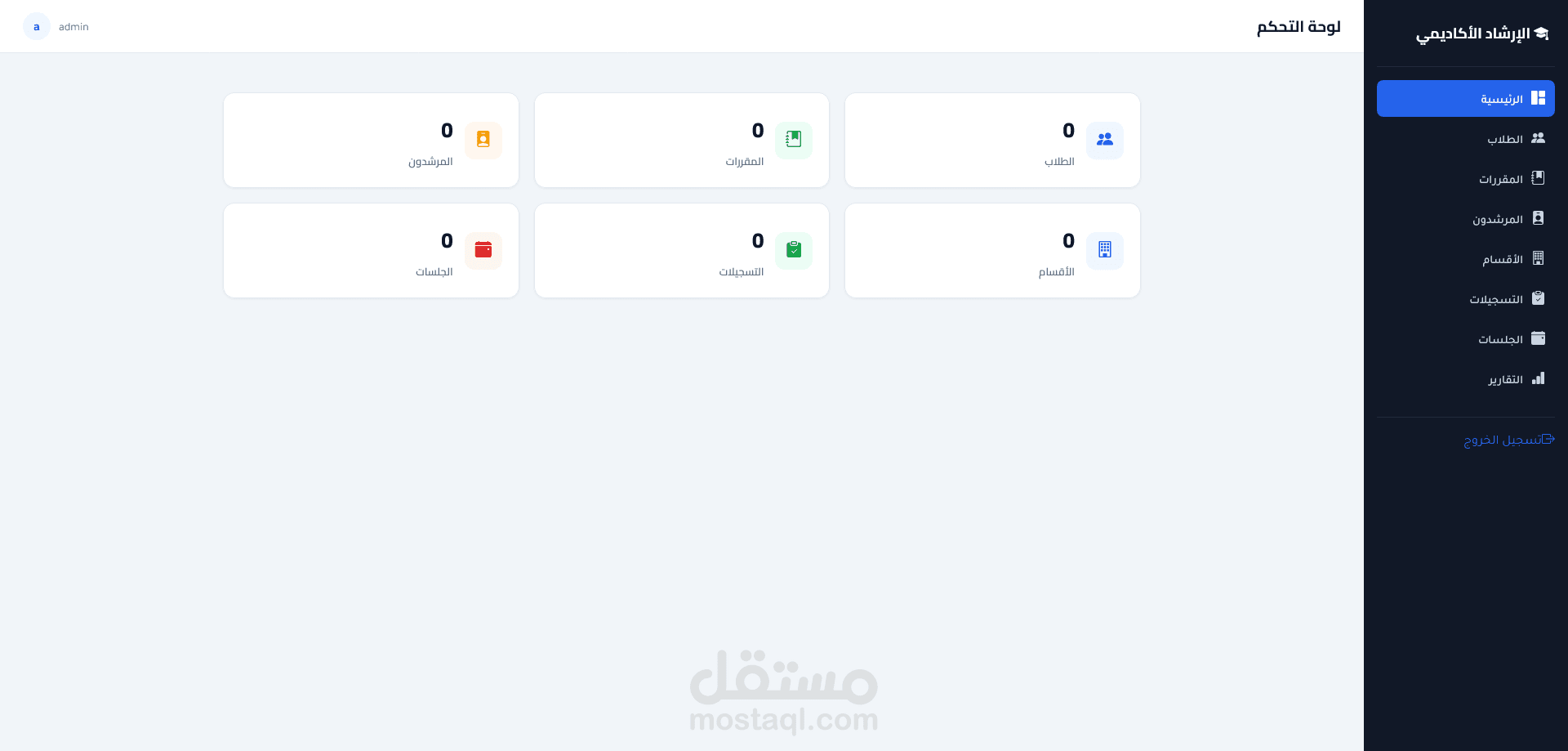 انشاء لوحة تحكم CRUD احترافيه وجذابة