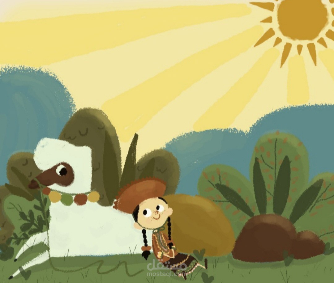 رسم شخصيات لكتب اطفال