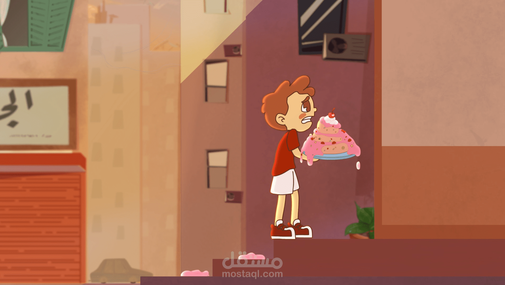 take care of the cake