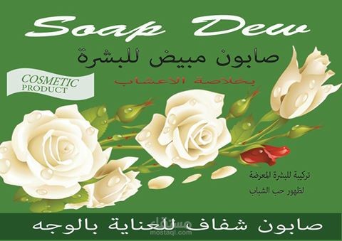 تصميم غلاف علبة صابون