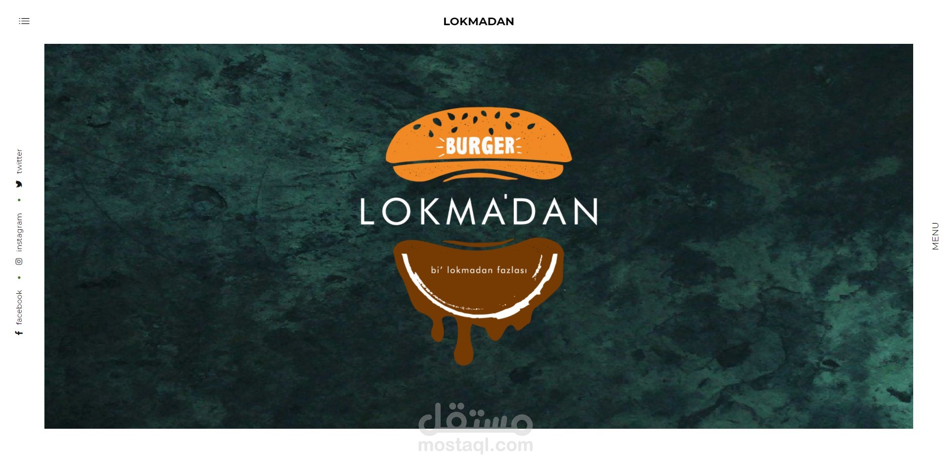 موقع الكتروني - Lokma'dan Restaurant